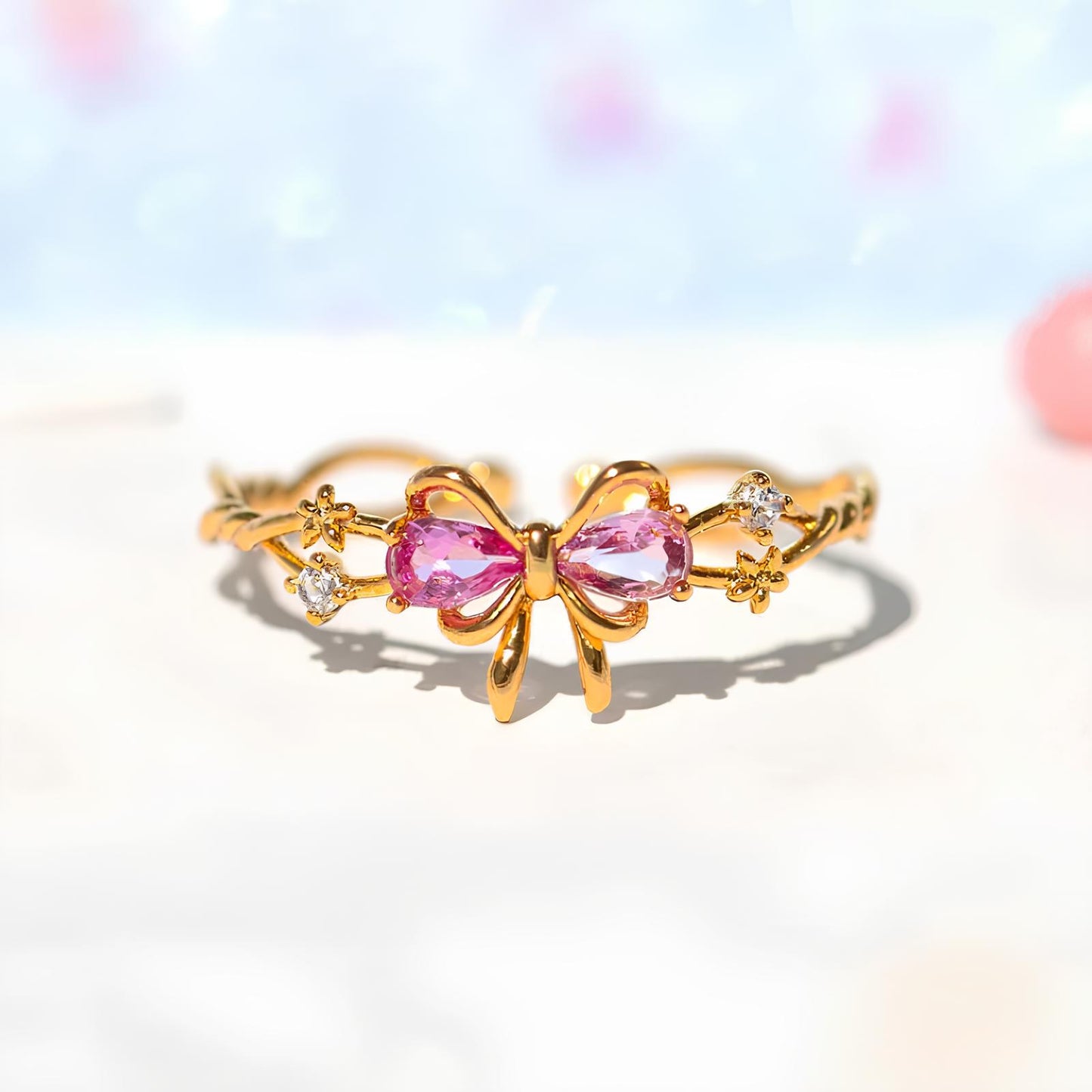 Celestia™ Aurora Bow Ring